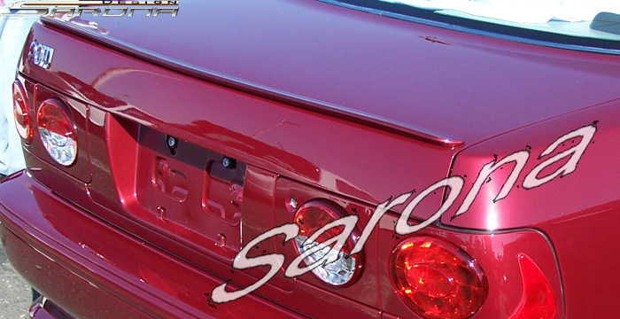 Custom Honda Accord  Coupe & Sedan Trunk Wing (1990 - 1993) - $139.00 (Manufacturer Sarona, Part #HD-088-TW)